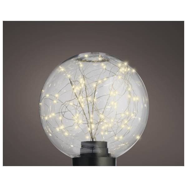 Novogodišnja dekoracija lopta sa LED svetlom 780531 1