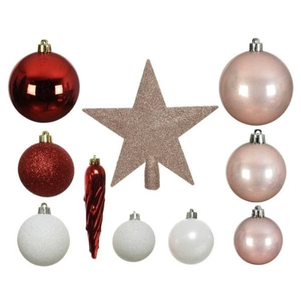Novogodišnji ukras za jelku Decoris 029226 33kom 0