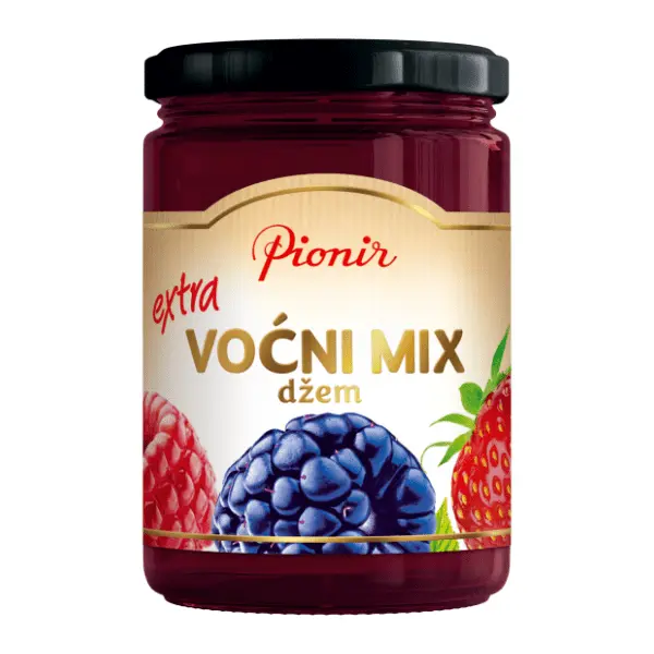 PIONIR Extra džem kvoćni mix 360g 0