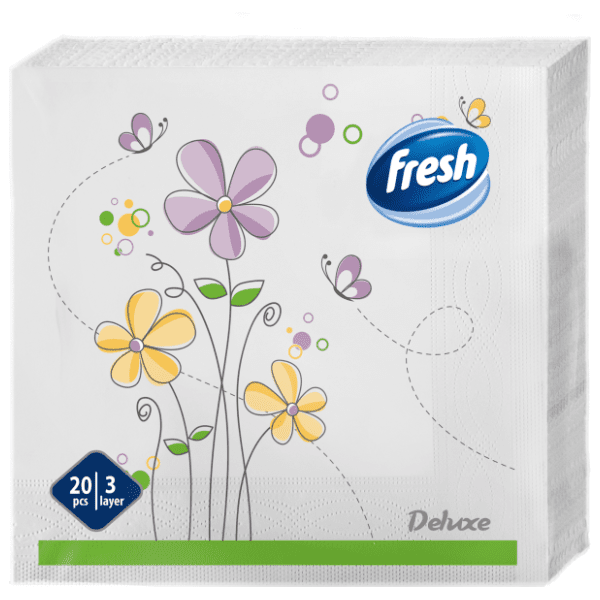 Salvete FRESH Deluxe cveće 3sloja 20kom 0