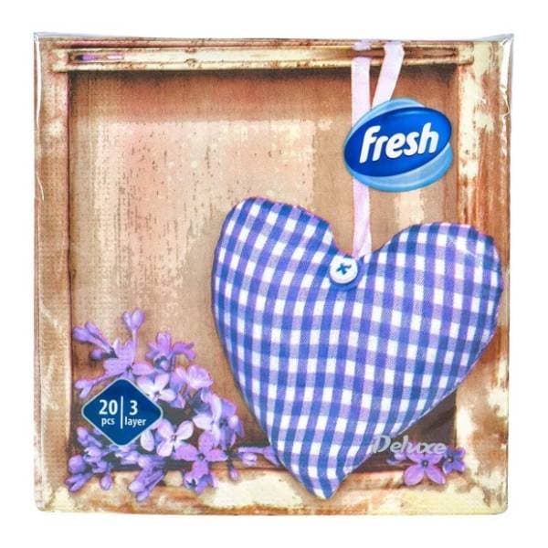 Salvete FRESH Srce i jorgovan 3sloja 20kom 0
