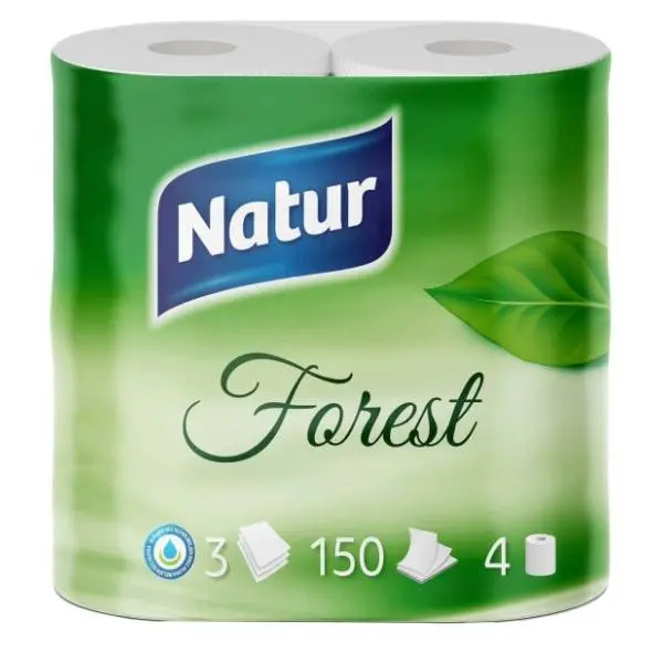 Toalet papir NATUR forest 3sloja 4kom 0