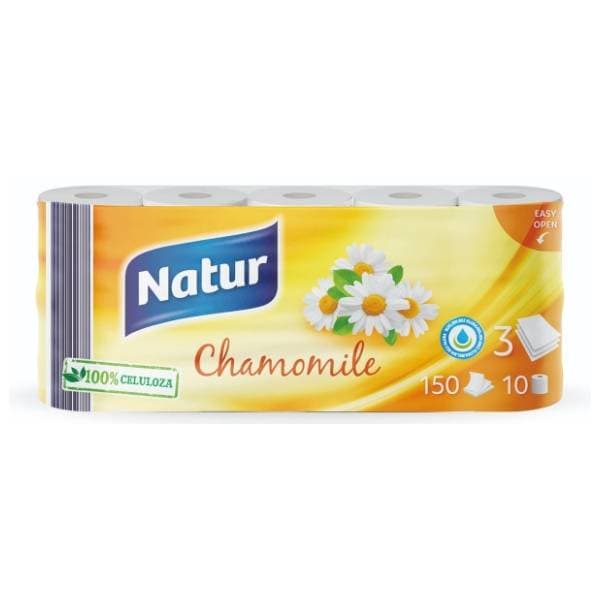 Toalet papir NATUR kamilica 3sloja 10kom 0