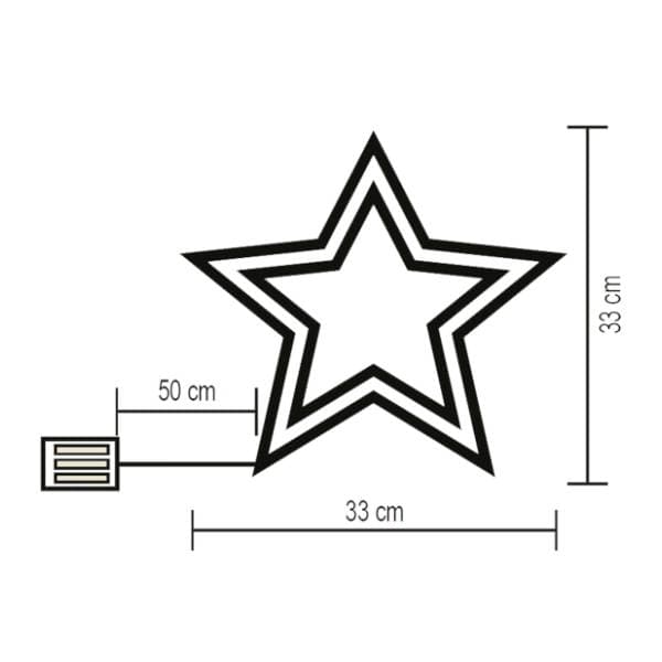 Ukras za prozor zvezda Home 1