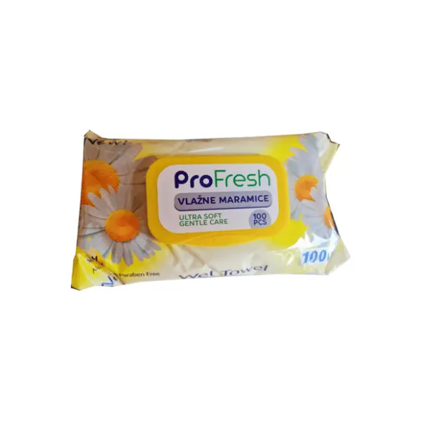 Vlažne maramice PROFRESH Kamilica 72kom 0