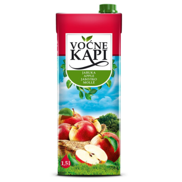 Voćni sok VOĆNE KAPI jabuka 1,5l 0