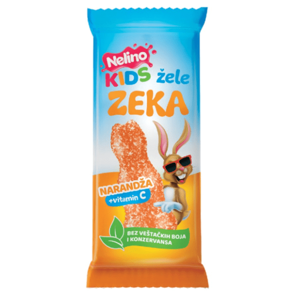 Žele zeka NELINO kids narandža 22g 0