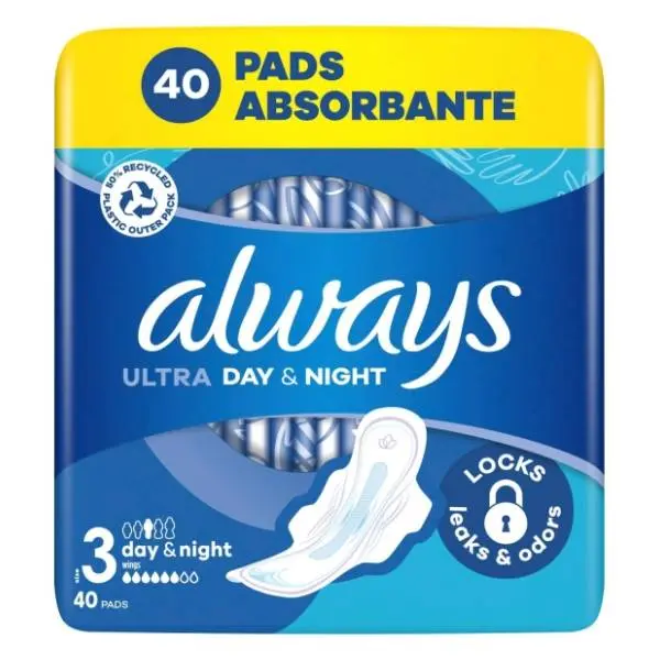 ALWAYS Ultra day & night ulošci 40kom 0