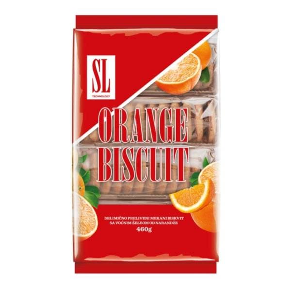 Biskvit SWISSLION Eurobiscuit pomorandža XXL 460g 0