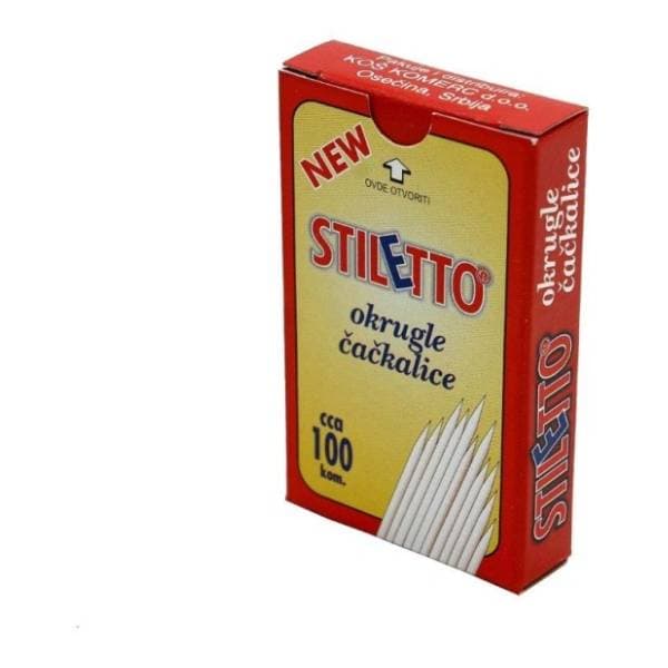 Čačkalice okrugle STILETTO 100kom 0