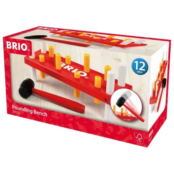 Čekić i podloga za udaranje BRIO 0
