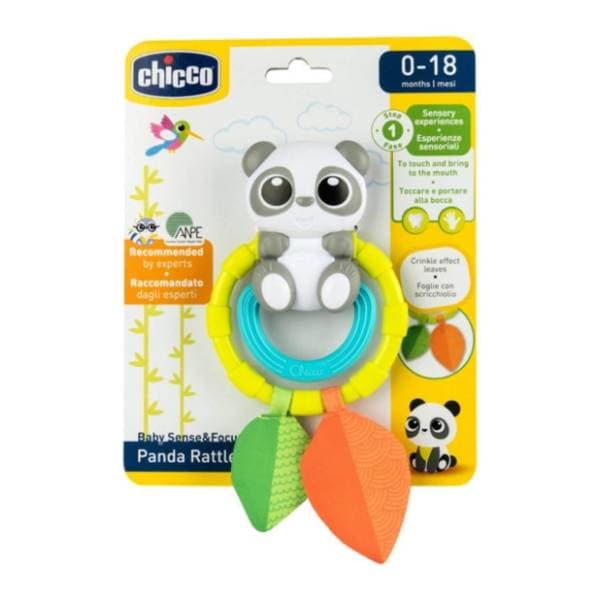 CHICCO glodalica senzorna zvečka Panda 0