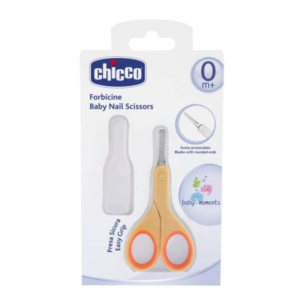 CHICCO makazice za nokte narandžaste 0