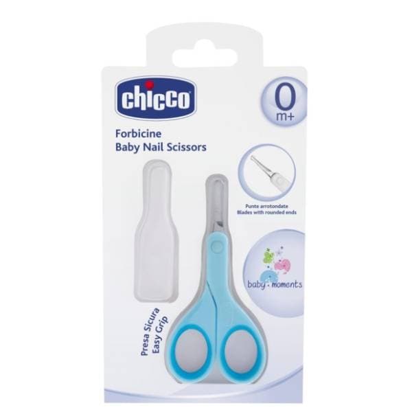 CHICCO makazice za nokte plave 0