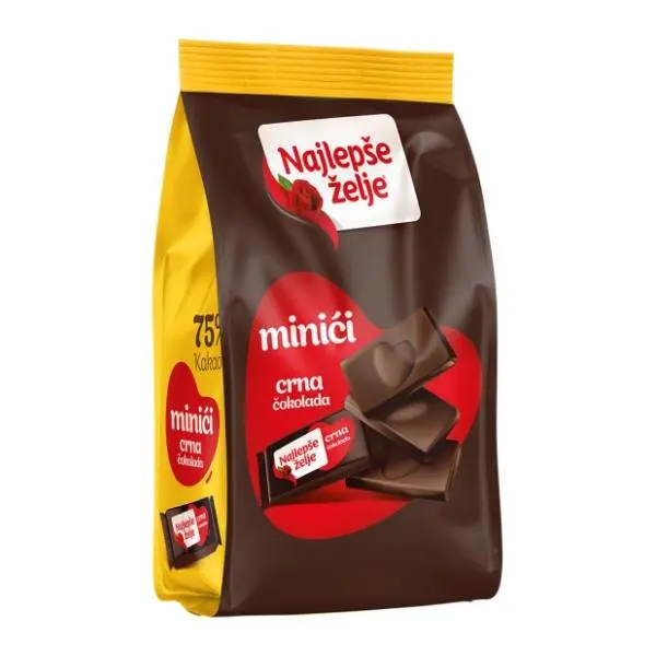 Čokolada ŠTARK Najlepše želje Mini Crna 150g 0