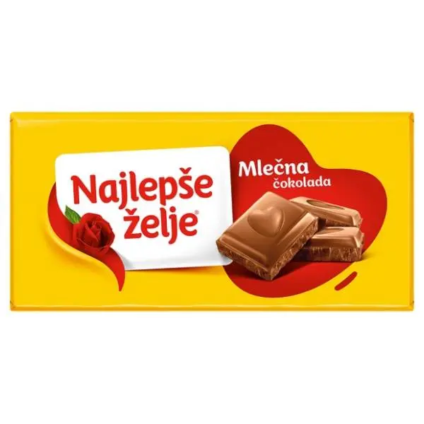 Čokolada ŠTARK Najlepše želje mlečna 90g 0