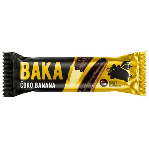 Čokoladica BAKA čoko bananica 25g 0
