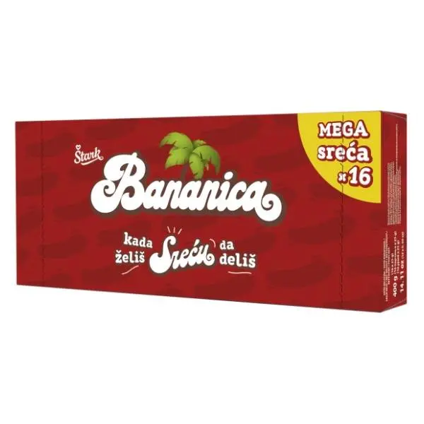 Čokoladica ŠTARK Bananica 400g 0