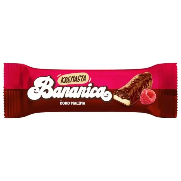 Čokoladica ŠTARK Bananica malina 28g 0