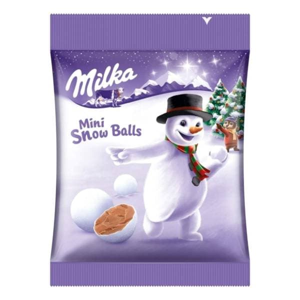 Čokoladne lopte MILKA Snow ball 100g 0