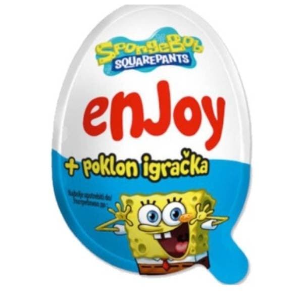 Čokoladno jaje NELLY Sunđer Bob enjoy 20g 0