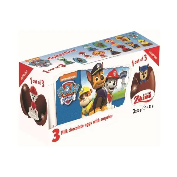 Čokoladno jaje ZAINI tripack 3x20g 0