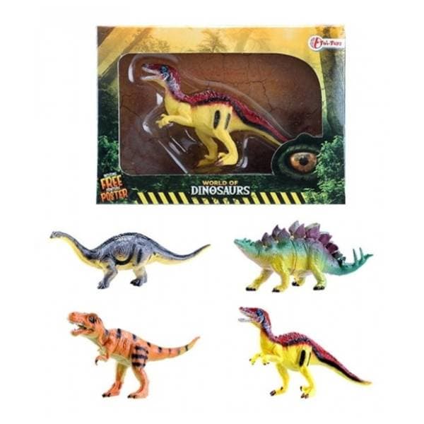 Dinosaurus figura + poster TOI TOYS 0