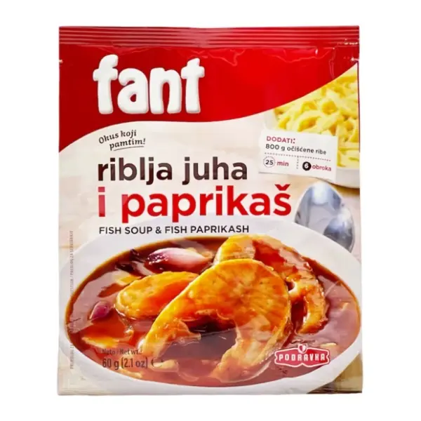 Dodatak FANT za riblju čorbu i paprikaš 60g 0