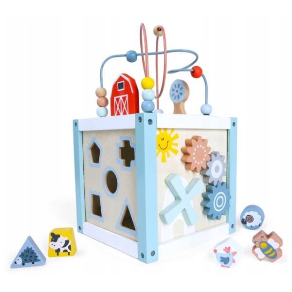 Drvena aktiviti kocka ECO TOYS 0