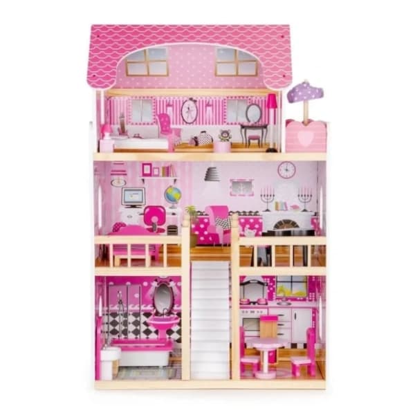 Drvena kućica za lutke ECO TOYS 0