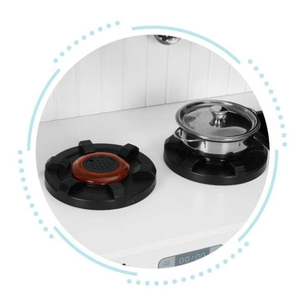Drvena kuhinja ECO TOYS bela 3