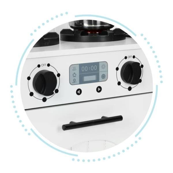 Drvena kuhinja ECO TOYS bela 4