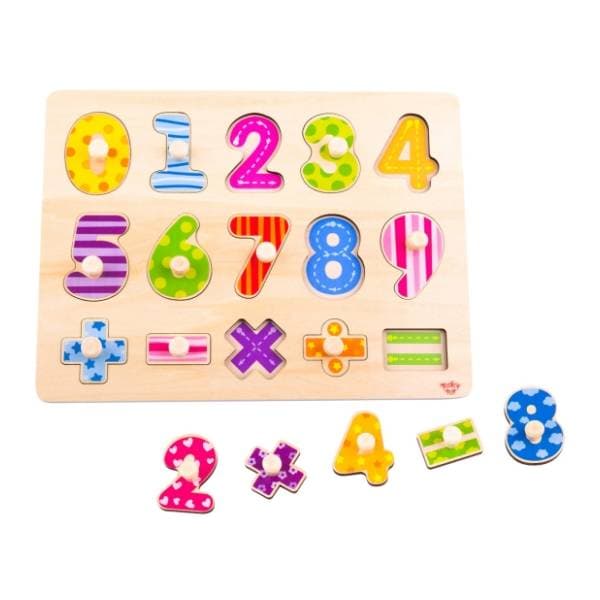 Drvena umetaljka Brojevi TOOKY TOY 0