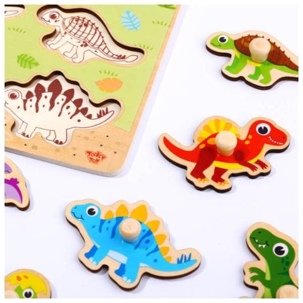 Drvena umetaljka Dinosaurusi TOOKY TOY 1