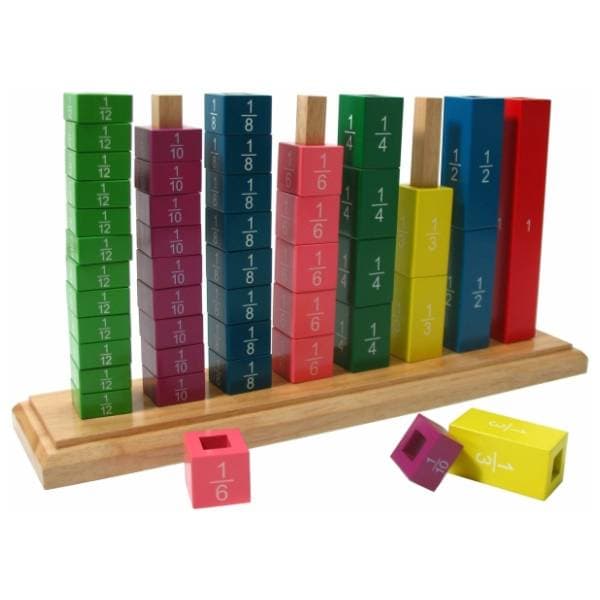 Drveni kvadrati za slaganje MONTESSORI 0
