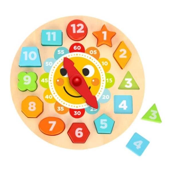 Drvena umetaljka Sat TOOKY TOY 0
