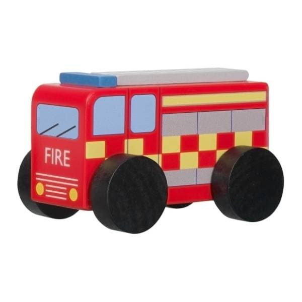 Drveno vozilo Vatrogasac ORANGE TREE TOYS 1
