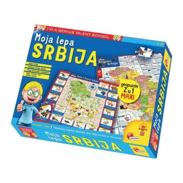 Edukativna igra Moja lepa Srbija LISCIANI 0