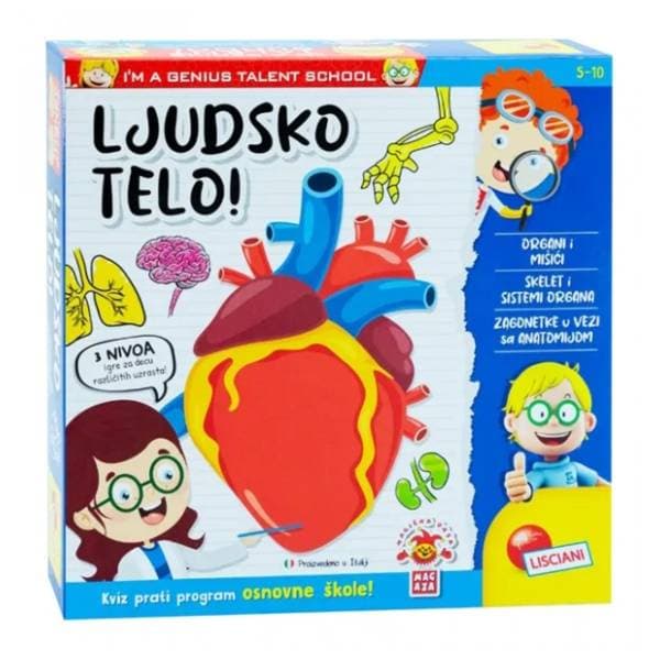 Edukativni set Upoznaj ljudsko telo LISCIANI 0