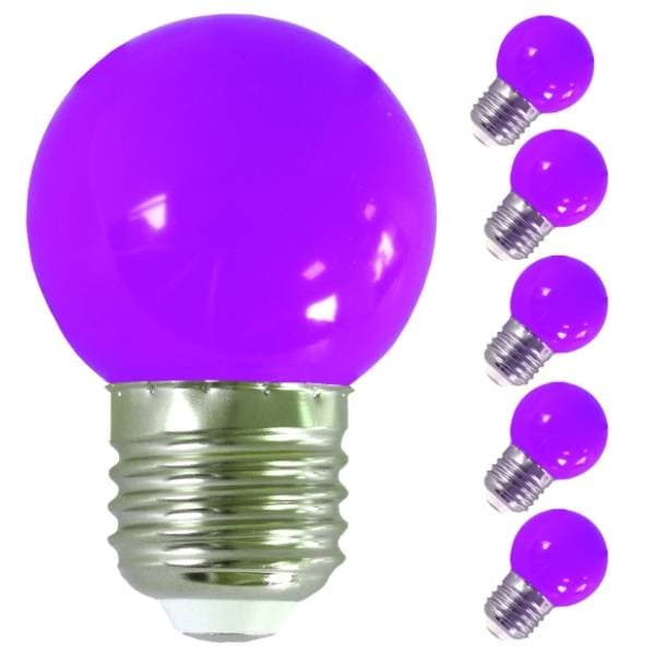 FOREVER LIGHT set ljubičastih LED sijalica E27 2W 5kom 0