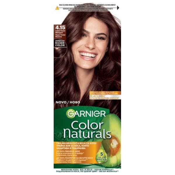 GARNIER Color Naturals farba za kosu 4.15 tamni mahagoni 0