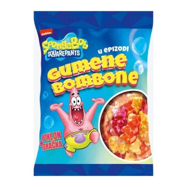 Gumene bombone NELLY Sunđer Bob + igračka 90g 0