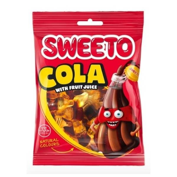 Gumene bombone SWEETO cola 80g 0