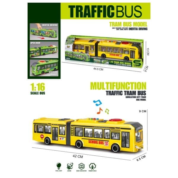 Igračka školski autobus sa svetlom i zvukom MRX TOYS 0