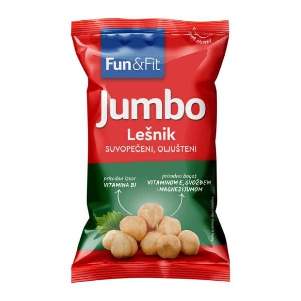 FUN&FIT Jumbo lešnik pečeni 75g 0