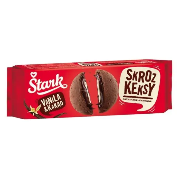 Keks ŠTARK skroz keksy kakao vanila 135g 0