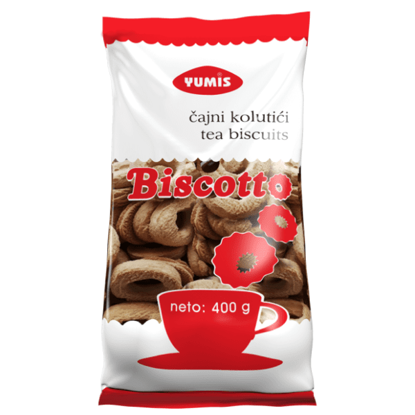 Keks YUMIS Čajni kolutići 400g 0
