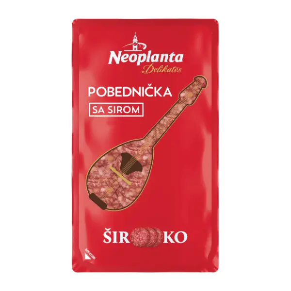 Kobasica NEOPLATNA Pobednička sa sirom 100g 0