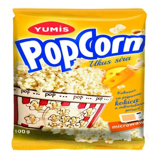 Kokice YUMIS za mikrotalasnu sa sirom 100g 0
