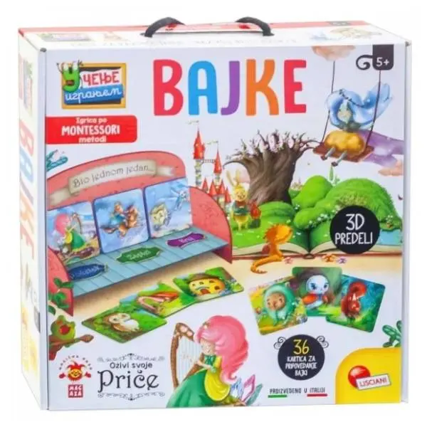 Kreativna igra Montesori oživi svoje priče iz bajke LISCIANI 0
